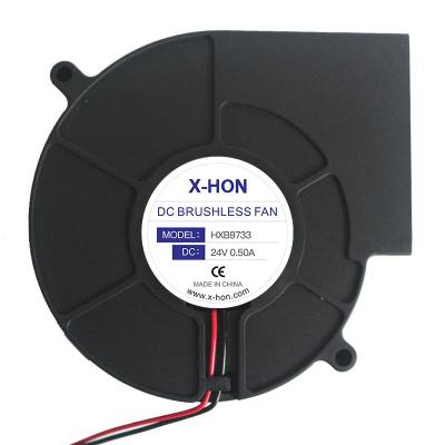 China Building Material Shops Blower Manufacturer 9733 97*97*33mm DC 24V Fan Centrifugal Fan For Inflatables BBQ Picnic Camping Heating Equipment for sale