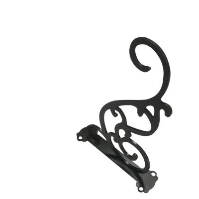 China YUESHEN Factory Direct Selling Balcony Wrought Iron Hook Flower Rack Basket Hook Holder Wall Decoration Metal A01 A01 for sale