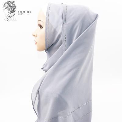 China New Customized Wholesale Muslim Fashion Scarf Summer Hijab Chiffon Women Islamic Hijab for sale