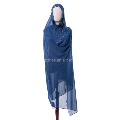 China Wholesale Good Quality 2021New Customized African Muslim Shawl And Scarf Hijab Large For Women for sale