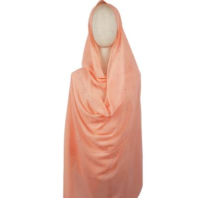 China African Muslim Hijab Hijabs Woman Headscarf Big Pashmire High Quality Custom Made Muslim Shawl Headscarf 100 Pieces One Color OEM for sale