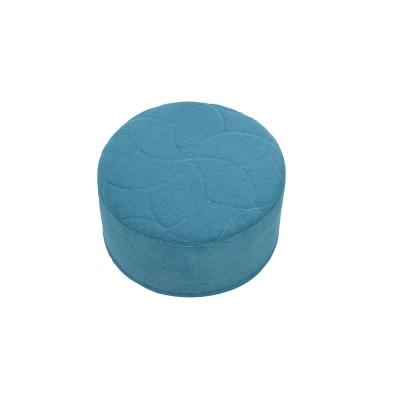 China Removable Cover YUEXIU Modern Home Living Room Stool Round Ottoman Ottoman Leg Rest Ottoman Stool for sale