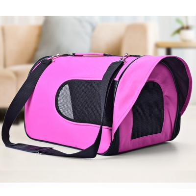 China Mesh folding dog sling pet travel carrier tote cpp luxury viable multicolor cat bag for sale