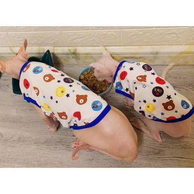 China Amazon Pet Cartoon Viable Hot Summer Cat Clothes Invest Dog Clothes for sale