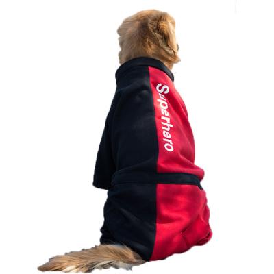 China High Quality Custom Logo Viable Large Dog Fashion Dog Clothes Cotton Hoodies Pet Winter Coat Dog Clothes for sale