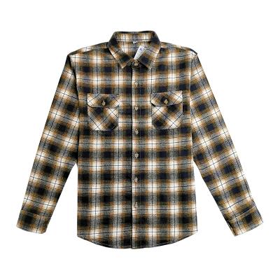 China Anti-pilling Printed Flannel Shirts Men Flannel Shirt Work Mens Flannel Shirts Blanket for sale