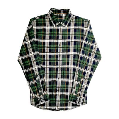 China Anti-pilling Warm Tone Mens Raw Edge Flannel Shirt Two Product Wool Flannel Shirt Flannel Shirts for sale