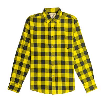 China Anti-pilling factory directly supply men buy custom clothing plaid cotton half flannel shirts for sale