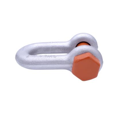 China High quality US type 20 ton dee metric shackles bolt type with screw collar safety pin for sale