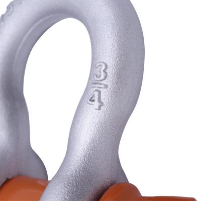 China Shackle Price US Eco-friendly Type Galvanized Forged G209 Anchor Bow Shackle for sale