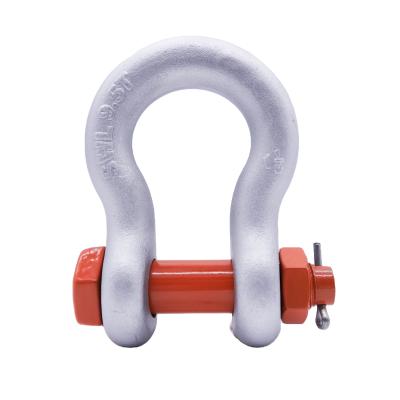 China High Quality Load Rated Shackle-USA High Tensile Type Safety Pin Anchor Shackle for sale