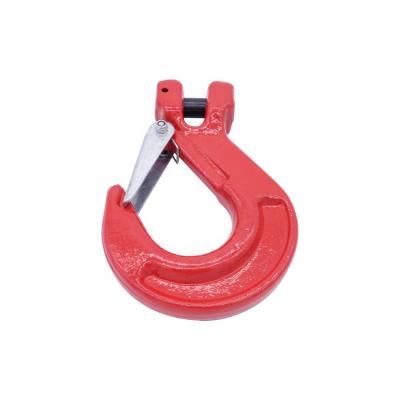 China Cheap heavy industry standard clevis steel G80 USA snap hook with latches for sale