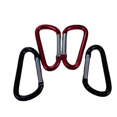 China China User-Friendly Wholesale Custom Camping Raising Key Chain Mini Small Snap Safety Hook Outdoor Clip Logo Locking Aluminum Alloy Carabiner for sale