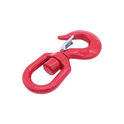 China Durable Heavy Industry Spraying Crane Hook Swivel Hook with Safety Lock for sale