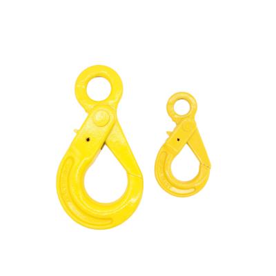 China Heavy Industry Manufacturer Wholesale G80 European Type Eye Self Lock Hook With Handle for sale