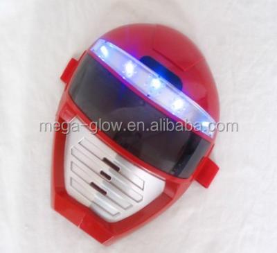 China Costume Plastic Party Led Light Mask Iron Man Mask For Party for sale