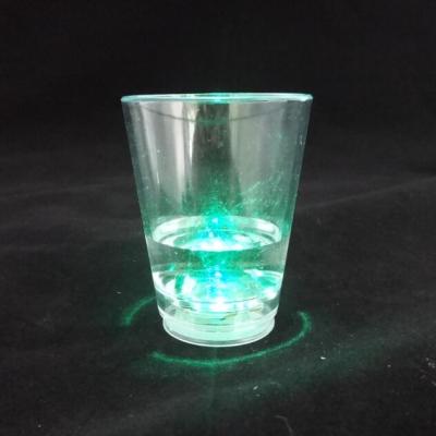 China Viable Promotional Vodka Flasher Led Shot Glass for sale