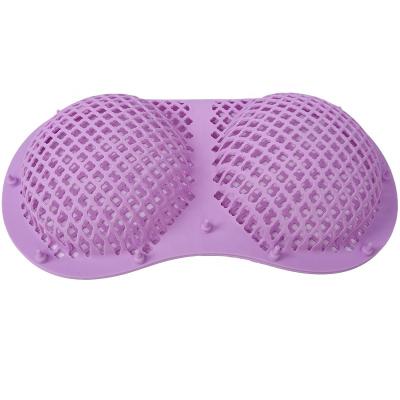 China Eco-friendly Durable Silicone Laundry Bag Hemispherical Bra Wash Bag For Machine for sale