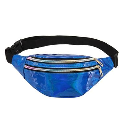 China Water Proof New Arrival Holographic Glossy Fashion Bum Fanny Pack Waist Bag for sale