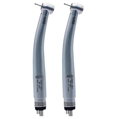 China E-generator dentist handpiece 2 hole 4 hole high speed metal dental equipment auto power led dental handpiece for sale