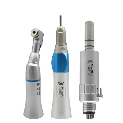 China Low speed external metal dental equipment dental handpiece water jet 2 holes 4 holes airmotor vs right angle handpiece kits for sale