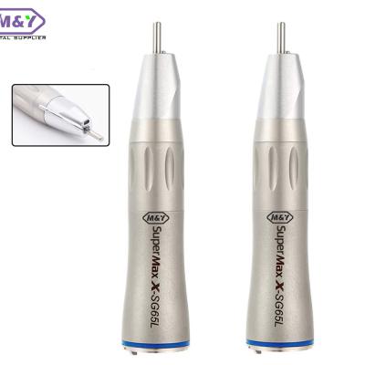 China Dental Electric Surgical Straight Handpiece 1:1 Straight Metal Implant External Cooling With Blue Ring Straight Handpiece For Surgical for sale