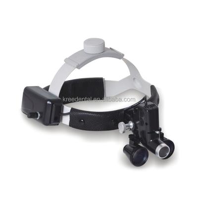 China 2.5X/3.5X Adjustable Binocular Dental X-Ray Loupes Headband Dental Loupes With Lamp Head Light Headband Surgical Loupes for sale