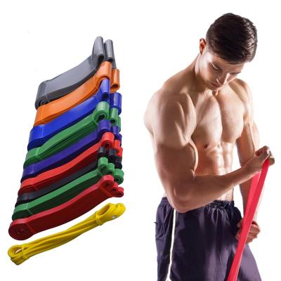 China Portable Durable Eco-friendly Elastic Bag Eco-friendly Rubber Bag Box Natural Latex DS-041W Yoga Pilates Resistance Bands Workout Exercise Bands Gym Fitness Equipments Natural CN; ZHE for sale