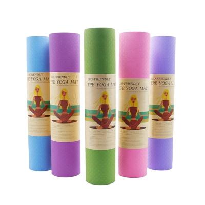 China Wholesale Hot Factory Product Environmental Protection Tape NBR EVA Yoga Mat Sports Private Standard Mats Easy B for sale