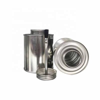 China 473ml PVC Screw Cap Metal Tin Can Screw Top Empty Tin Can Screw Cap Tin Can Manufacturers In China for sale