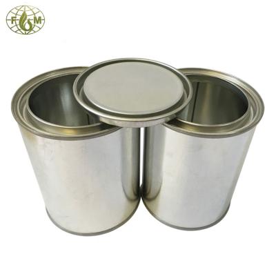 China Paint Empty 500g Candle Tin Metal Round Tin Candle Jar With Lever Lid Wax Tin For Sale for sale