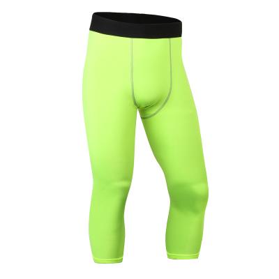 China High Quality Mens Tight Cropped Pants Sports Fitness Running Shorts QUICK DRY for sale