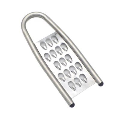 China Viable Vegetable Razor Blades Large Hole Chocolate Truffle Slicer Flat Stainless Steel Zester Grater for sale