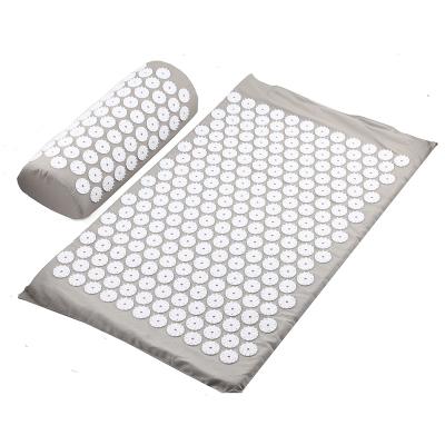 China Acupuncture Massager Cushion Spike Mat Body Pain Spike Mat Yoga Massage Band Pillow Relieve Stress Back Pain Acupressure Mat for sale