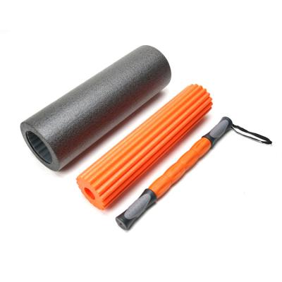 China HALA-MST-005 Universal Sports Yoga Exercise Massage Stick 3 in 1 EPE Foam Roller Set for Yoga Training for sale