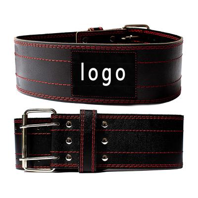 China Heavy Duty Men's Suede Training Powerlifting Wholesale Weightlifting Cowhide Layer Leather Belt Lever Building Master Fitness Gym for sale