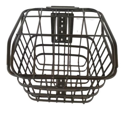 China Special Hot Selling Black Popular Product Bicycle Front Basket Front Iron 285mm*330mm*250mm for sale