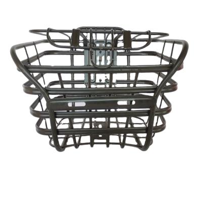 China Wholesale High Quality Popular Iron Bicycle Product Front Basket 320mm*305mm*340mm for sale