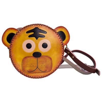 China Portable Lovely Cartoon Animals Mini Purse Handbag Children Kids Messenger Leather Shoulder Bag for sale