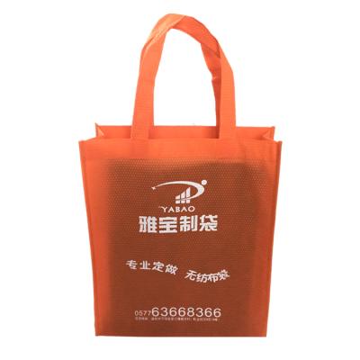 China Logo Customized Fashion Handled Bags With Handle Nonwoven Shopping Bag Te koop