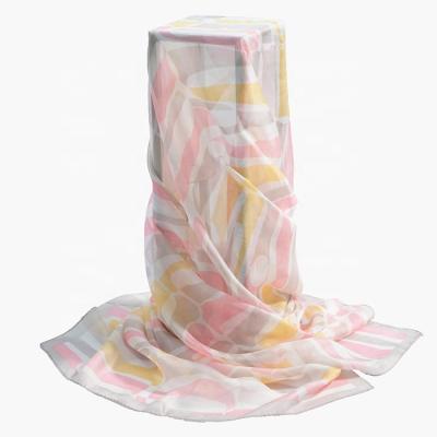 China Adjust No Min 100% Pure Silk Square Scarf Hangzhou Custom Printed Silk Scarf for sale