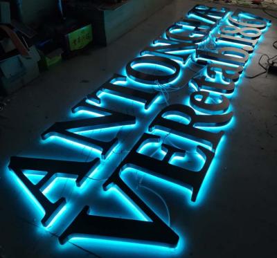 China Custom 3d Buildings Led Light Letter Suitable For Outdoor Waterproof Advertising Stainless Steel Material for sale