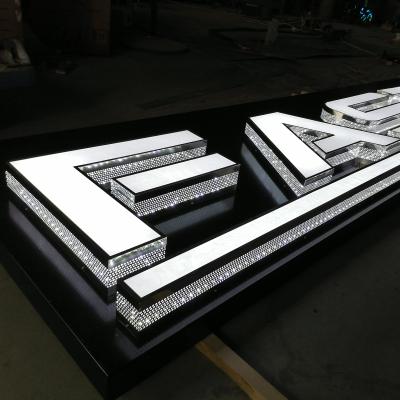 China Shop front custom waterproof dc 12V 3d led light letter signage board burger restaurant led sign board design for sale