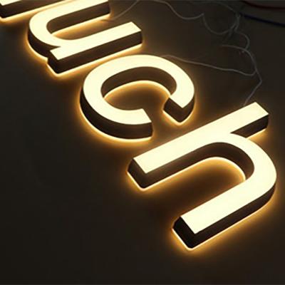 China Front Store Customs Lead Channel Light Alphabet 3d Letter Signs Logo Outdoor Waterproof Led Signage for sale