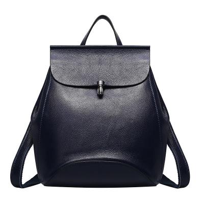 China 2021 Waterproof New Fashion School Bag Backpack Leather Trim Women's Bag Whip Large Casual Shoulder Bag for sale