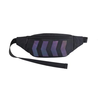 China New Tide Sports Waterproof Reflective Waist Bag Female Ins Cross - Body Bag Male Casual Single Shoulder Chest Bag Female for sale