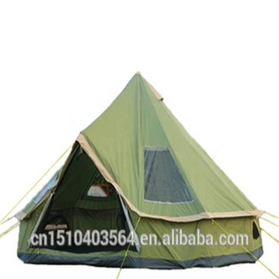 China Camouflage/Field Game yurt  4-Season Waterproof 300D Oxford Family Camp  Bell Tent Hunting Wall Tent for sale