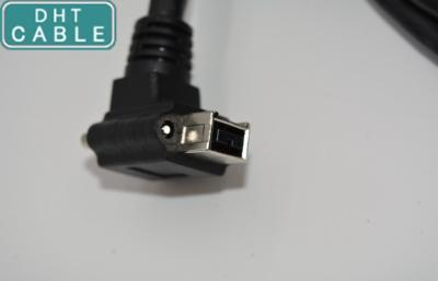 Cina Angolo retto cavo 1394 Firewire da 90 gradi, cavo industriale di IEEE di IEEE 1394B della macchina fotografica in vendita