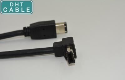 China Rechtwinkliges IEEEfeuerwarndraht-Kabel 1394 mit Pin 1394A 6 90 Grad-Buchse zu verkaufen