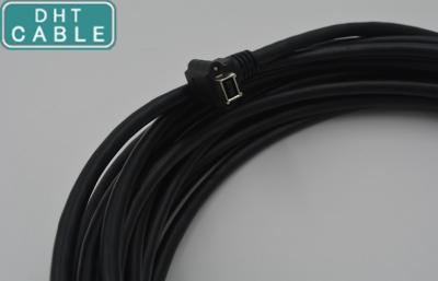 China Customized IEEE 1394 Firewire Cable 9 Pin Black Color With Thumbscrew Locking for sale